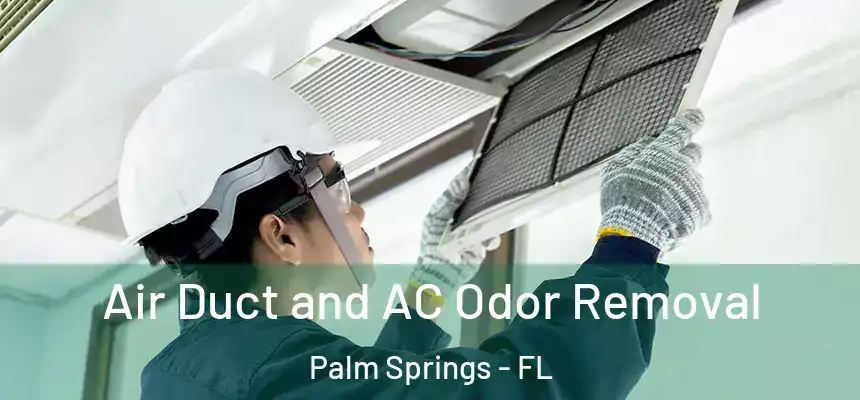 Air Duct and AC Odor Removal Palm Springs - FL