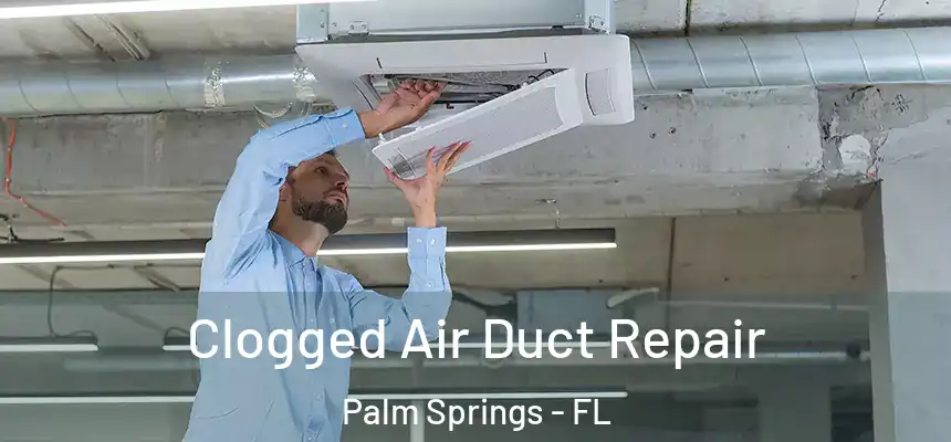 Clogged Air Duct Repair Palm Springs - FL