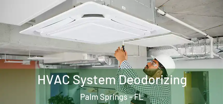 HVAC System Deodorizing Palm Springs - FL