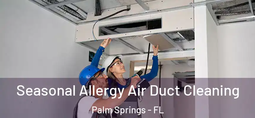 Seasonal Allergy Air Duct Cleaning Palm Springs - FL